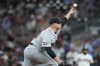 Detroit Tigers pitcher Tarik Skubal (29) throws during the seventh inning of a baseball game against the Atlanta Braves Wednesday, Apr. 29, 2026, in Atlanta. (AP Photo/Brynn Anderson)
