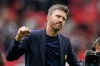 Manchester United's head coach Michael Carrick celebrates after the English Premier League soccer match between Manchester United and Liverpool in Manchester, England, Sunday, May 3, 2026. (AP Photo/Dave Thompson)