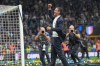 Inter Milan's head coach Cristian Chivu celebrates their victory at the Serie A soccer match between Inter Milan and Parma, in Milan, Italy, Sunday, May 3, 2026. (AP Photo/Luca Bruno)