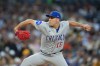 Chicago Cubs starting pitcher Matthew Boyd works against a San Diego Padres batter during the second inning of a baseball game Monday, April 27, 2026, in San Diego. (AP Photo/Gregory Bull)