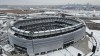 FILE - The Manhattan skyline is seen behind MetLife Stadium in East Rutherford, N.J., Tuesday, Jan. 3, 2026. (AP Photo/Seth Wenig, File)
