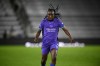FILE - Orlando Pride forward Barbra Banda (11) controls the ball during an NWSL soccer match against Seattle Reign FC, on March 15, 2026 in Orlando, Fla. (AP Photo/Phelan M. Ebenhack, File)
