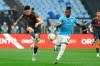 Inter Milan's Alessandro Bastoni, left, and Lazio's Tijjani Noslin vie for the ball during a Serie A soccer match between Lazio and Inter Milan, in Rome, Saturday, May 9, 2026. (Fabrizio Corradetti/LaPresse via AP)