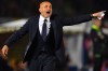 Juventus head coach Luciano Spalletti shouts instructions to his players during a Serie A soccer match between Lecce and Juventus, in Lecce, southern Italy, Saturday, May 9, 2026. (Giovanni Evangelista/LaPresse via AP)