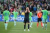San Diego FC forward Marcus Ingvartsen reacts as an MLS soccer match ends in a draw against the Seattle Sounders, Saturday, May 9, 2026, in Seattle. (AP Photo/Lindsey Wasson)
