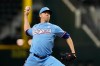 Texas Rangers pitcher Jacob Degrom throws to the Chicago Cubs in the first inning of a baseball game Sunday May 10, 2026, in Arlington, Texas. (AP Photo/Tony Gutierrez)