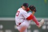 Boston Red Sox's Payton Tolle winds up to pitch to a Tampa Bay Rays batter in the first inning of a baseball game, Sunday, May 10, 2026, in Boston. (AP Photo/Steven Senne)