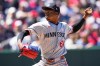 Minnesota Twins' Kendry Rojas pitches in the second inning of a baseball game against the Cleveland Guardians in Cleveland, Sunday, May 10, 2026. (AP Photo/Sue Ogrocki)