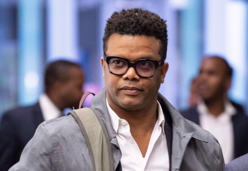 Quebec singer Luck Mervil, who plead guilty to sex-related charges involving a minor, arrives at the courthouse for the sentencing arguments Friday, May 18, 2018 in Montreal. THE CANADIAN PRESS/Paul Chiasson
The Canadian Press