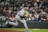 New York Yankees pitcher Brent Headrick delivers during the seventh inning of a baseball game against the Baltimore Orioles, Monday, May 11, 2026, in Baltimore. (AP Photo/Stephanie Scarbrough)