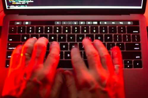 A computer keyboard is shown in this photo illustration Toronto, Oct. 9, 2023. THE CANADIAN PRESS/Graeme Roy