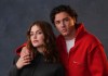 Actors Ella Bright, left, and Belmont Cameli pose for a portrait to promote the series 