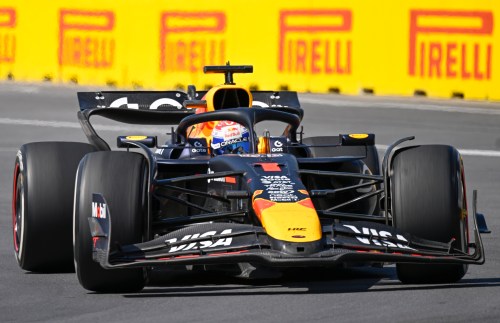 Red Bull Racing driver Max Verstappen, of the Netherlands, during Formula One auto racing action at the Canadian Grand Prix in Montreal, Sunday, June 15, 2025. THE CANADIAN PRESS/Jacques Boissinot