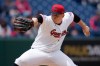 Cleveland Guardians' Parker Messick pitches in the first inning of a baseball game against the Los Angeles Angels in Cleveland, Wednesday, May 13, 2026. (AP Photo/Sue Ogrocki)