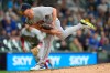 FILE - Boston Red Sox's Liam Hendriks pitches during a baseball game against the Milwaukee Brewers, May 27, 2025, in Milwaukee. (AP Photo/Aaron Gash, File)
