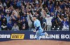 Toronto Blue Jays' Daulton Varsho (5) rounds the bases after hitting a walk-off grand slam against the Tampa Bay Rays during 10th inning MLB baseball action in Toronto on Wednesday, May 13, 2026. THE CANADIAN PRESS/Nathan Denette