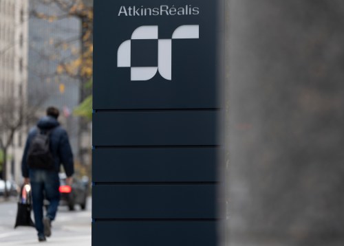 AtkinsRéalis headquarters are seen in Montreal, Friday, Nov. 10, 2023. THE CANADIAN PRESS/Christinne Muschi