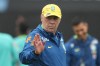 FILE - Brazil's coach Carlo Ancelotti gestures during a training session ahead of a friendly soccer match against South Korea in Goyang, South Korea, Oct. 7, 2025. (AP Photo/Lee Jin-man, File)