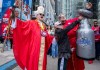 Fans cheer outside the Bell Centre before the Montreal Canadiens face the Buffalo Sabres in round two, Game 3, NHL playoff action in Montreal on Sunday, May 10, 2026. THE CANADIAN PRESS/Christinne Muschi