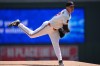 Minnesota Twins starting pitcher Zebby Matthews (52) delivers during the first inning of a baseball game against the Miami Marlins, Thursday, May 14, 2026, in Minneapolis. (AP Photo/Abbie Parr)