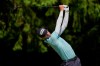 Alex Smalley hits from the fourth tee during the third round of the PGA Championship golf tournament at Aronimink Golf Club, Saturday, May 16, 2026, in Newtown Square, PA. (AP Photo/Carolyn Kaster)