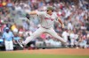 Boston Red Sox pitcher Payton Tolle (70) delivers in the first inning of a baseball game against the Atlanta Braves Saturday, May 16, 2026, in Atlanta. (AP Photo/Brynn Anderson)