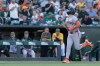 San Francisco Giants' Casey Schmitt runs the bases after hitting a home run during the first inning of a baseball game against the Athletics, Saturday, May 16, 2026, in West Sacramento, Calif. (AP Photo/Sara Nevis)