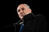 FILE - Former Prime Minister of Slovenia Janez Jansa addresses the media at his election headquarters in Ljubljana, Slovenia, March 22, 2026. (AP Photo/Denes Erdos, file)