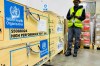 Tent consignments headed for Congo are seen at a World Health Organization (WHO) warehouse in Nairobi, Kenya, Monday, May 18, 2026. (AP Photo/Jackson Njehia)
