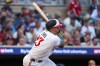 Minnesota Twins' Royce Lewis hits an RBI single against the Milwaukee Brewers during the seventh inning of a baseball game, Friday, May 15, 2026, in Minneapolis. (AP Photo/Matt Krohn)