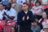 FILE - Southampton's coach Tonda Eckert reacts during the FA Cup semifinal soccer match between Manchester City and Southampton in Manchester, England, Saturday, April 25, 2026. (AP Photo/Kin Cheung, File(
