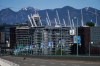 FIFA World Cup banners are seen on light standards on the Cambie Bridge, in Vancouver, on Monday, May 4, 2026. THE CANADIAN PRESS/Darryl Dyck
