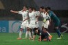 North Korea's Naegohyang Women's FC players celebrate after defeating South Korea's Suwon FC in their AFC Women's Champions League semifinal match in Suwon, South Korea, Wednesday, May 20, 2026. (AP Photo/Lee Jin-man)
