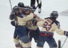 Montreal Victoire forward Abby Roque (11) celebrates her goal against the Ottawa Charge with teammates during third period PWHL Walter Cup final hockey action in Ottawa, Wednesday, May 20, 2026. THE CANADIAN PRESS/Adrian Wyld