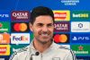Arsenal manager Mikel Arteta smiles during a press conference in London, Thursday May 21, 2026. (Gareth Fuller/PA via AP)