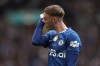 Chelsea's Cole Palmer wipes his nose during the English FA Cup final soccer match between Chelsea and Manchester City in London, Saturday, May 16, 2026. (AP Photo/Richard Pelham)