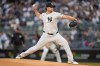 New York Yankees pitcher Gerrit Cole throws during the first inning of a baseball game against the Tampa Bay Rays, Friday, May 22, 2026, in New York. (AP Photo/Yuki Iwamura)
