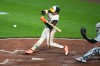 Baltimore Orioles' Jackson Holliday (7) hits a two-run home run during the fourth inning of a baseball game against the Detroit Tigers, Friday, May 22, 2026, in Baltimore. (AP Photo/Stephanie Scarbrough)