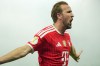 Bayern's Harry Kane celebrates after scoring during the German Cup final soccer match between VfB Stuttgart and Bayern Munich in Berlin, Germany, Saturday, May 23, 2026. (Michael Kappeler/dpa via AP)