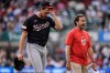 Washington Nationals pitcher Jake Irvin walks off the mound in the sixth inning of a baseball game against the Atlanta Braves, Saturday, May 23, 2026, in Atlanta. (AP Photo/Mike Stewart)