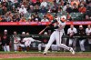 Baltimore Orioles' Colton Cowser hits a walkoff three-run home run during the ninth inning in the first baseball game of a doubleheader against the Detroit Tigers, Sunday, May 24, 2026, in Baltimore. (AP Photo/Stephanie Scarbrough)