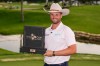 Wyndham Clark poses for photos after winning the CJ Cup Byron Nelson golf tournament in McKinney, Texas, Sunday, May 24, 2026. (AP Photo/Tony Gutierrez)