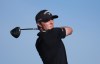 FILE - Blades Brown hits his tee shot at the 16th hole during the final round of the American Express golf event at PGA West, Jan. 25, 2026, in La Quinta, Calif. (AP Photo/Ross D. Franklin, File)