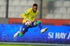 FILE- Brazil's Neymar controls the ball during a World Cup qualifying soccer match against Peru at National stadium in Lima, Peru, Tuesday, Sept. 12, 2023. (AP Photo/Martin Mejia, File)