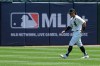 Chicago White Sox's Rikuu Nishida, of Japan, warms up before a baseball game against the Minnesota Twins in Chicago, Monday, May 25, 2026. (AP Photo/Nam Y. Huh)