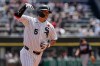 Chicago White Sox's Munetaka Murakami, of Japan, celebrates as he rounds the bases after hitting a solo home run during the first inning of a baseball game against the Minnesota Twins in Chicago, Monday, May 25, 2026. (AP Photo/Nam Y. Huh)