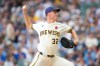 Milwaukee Brewers pitcher Jacob Misiorowski throws during the sixth inning of a baseball game against the St. Louis Cardinals, Monday, May 25, 2026, in Milwaukee. (AP Photo/Kayla Wolf)