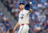 Toronto Blue Jays pitcher Trey Yesavage (39) catches the ball during second inning MLB action against the Miami Marlins in Toronto on Monday May 25, 2026. THE CANADIAN PRESS/Frank Gunn