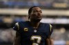 FILE - Los Angeles Chargers safety Derwin James Jr. walks back to the locker room before an NFL football game against the Houston Texans, Dec. 27, 2025, in Inglewood, Calif. (AP Photo/Kyusung Gong, File)