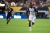 FILE - Haiti's Louicius Don Deedson (10) keeps an eye on the ball during a CONCACAF Gold Cup soccer match against the United States Sunday, June 22, 2025, in Arlington, Texas. (AP Photo/Jessica Tobias, File)